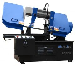 Полуавтоматический ленточнопильный станок для резки металла MetalTec BS 380 FH от компании Нова Механика